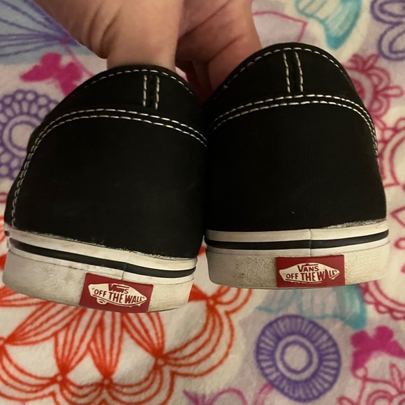 Vans Atwood Black and White Canvas Low Top Shoes Womens Size 9 - Picture 3 of 9